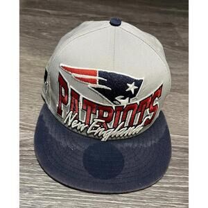 New England Patriots Blue Gray Hat New Era One Sz Fits All